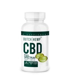 Dutch Hemp - CBD softgels full spectrum 25 mg